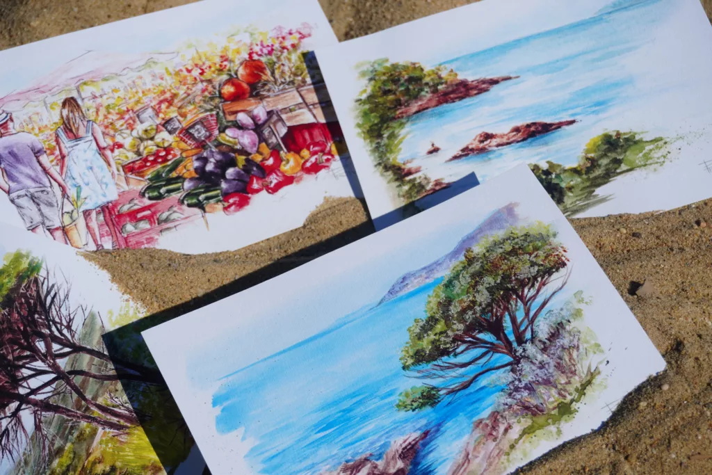 Cartes postales Sonia Privat