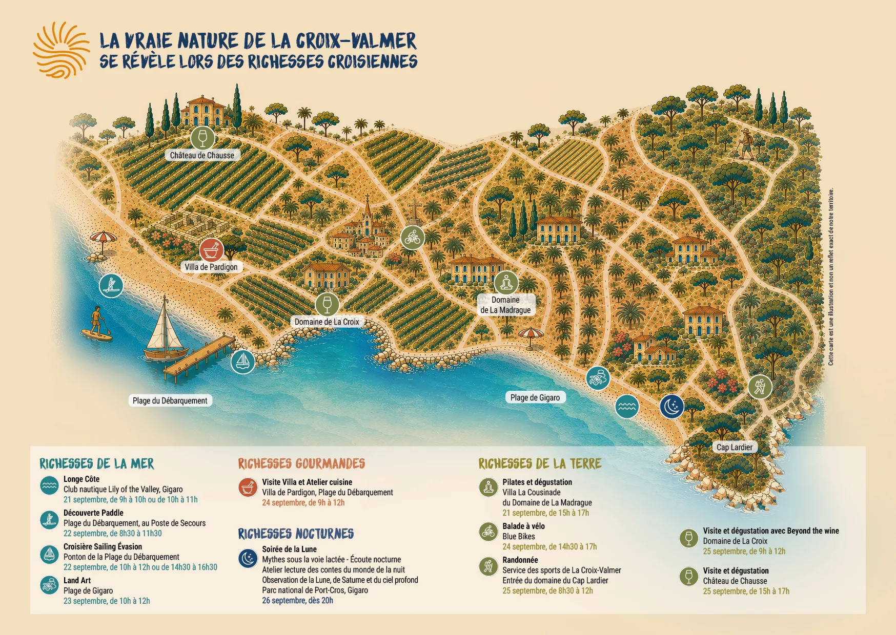 Les Richesses Croisiennes carte programme